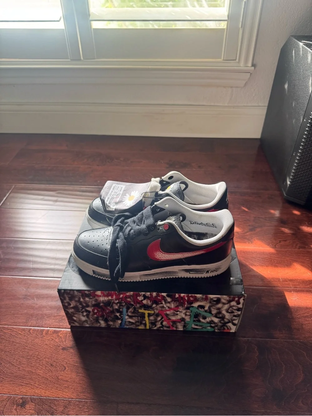 Nike Air Force 1 Low G-Dragon PEACEMINUSONE Para-Noise Black White AQ3692-001